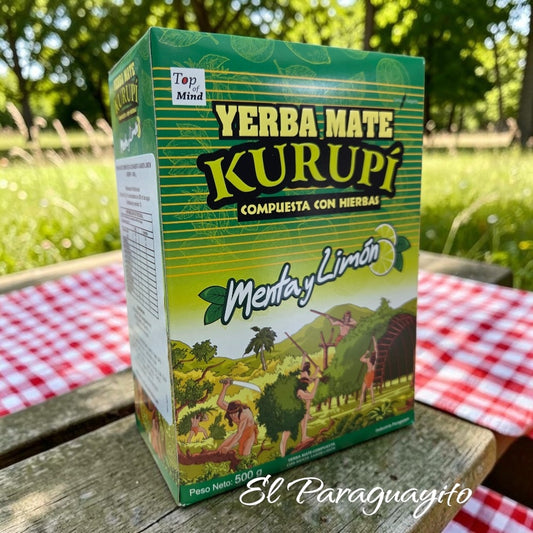 Yerba mate Kurupí Menta limón