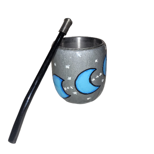 Mate pintado esotérico de Lunas