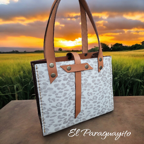 Cartera matera cuero Faby