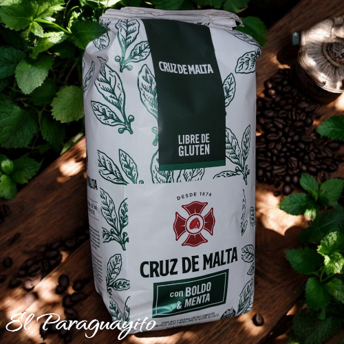 Yerba mate Cruz de Malta Boldo Menta