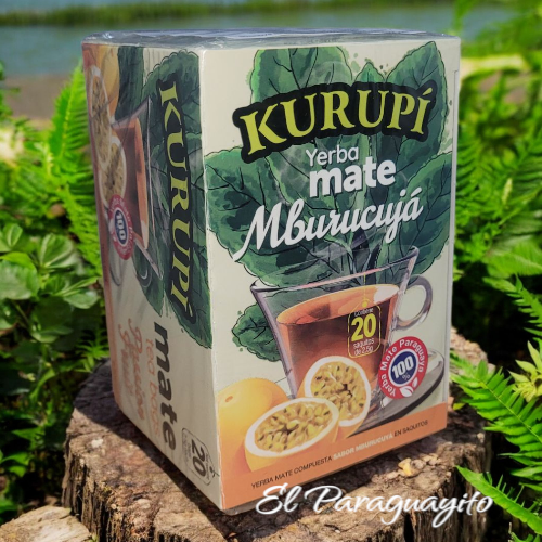 Yerba Mate Kurupí Mburucujá en bosita