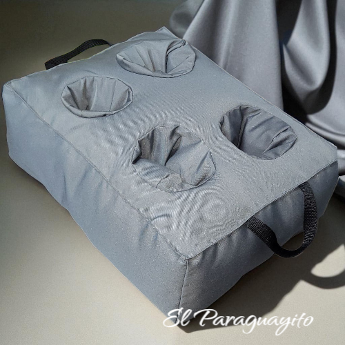 Cojín matero impermeable 4 espacios