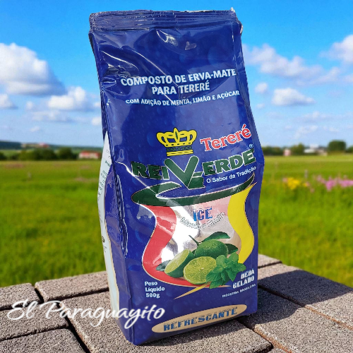 Yerba mate Rei Verde Tereré Menta Limón 500 gms
