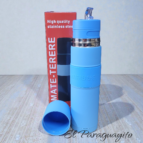 Termo Mate autocebante 750 ml acero inox