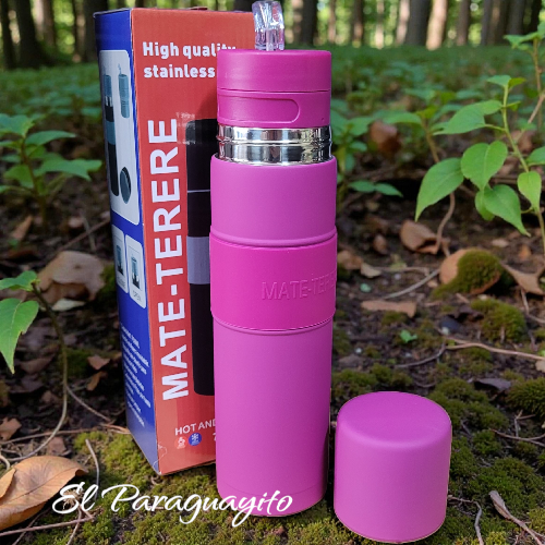 Termo Mate autocebante 750 ml acero inox