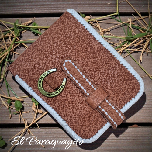 Billetera cuero gaucho artesanal #2