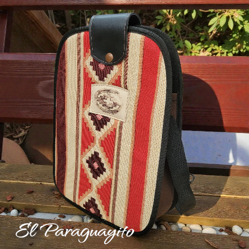 Bolso matero ecocuero textil