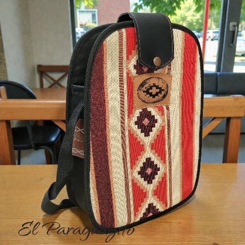 Bolso matero ecocuero textil
