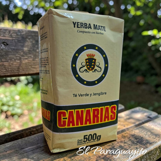 Yerba mate Canarias Jengibre Te Verde
