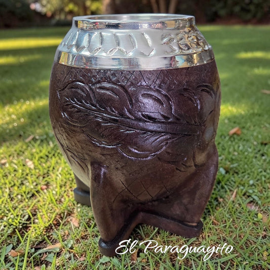 Mate Torpedo imperial cuero repujado