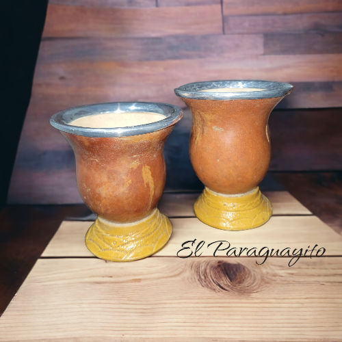 Mate de calabaza natural con virola