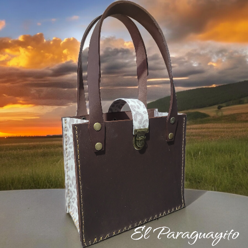 Cartera matera cuero Faby
