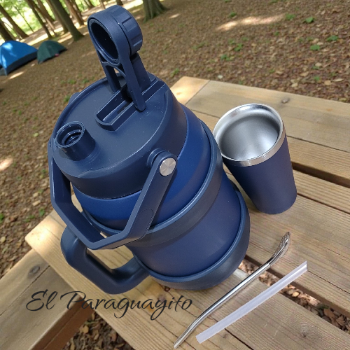 Set Termo Tereré Acero 1.5 litros