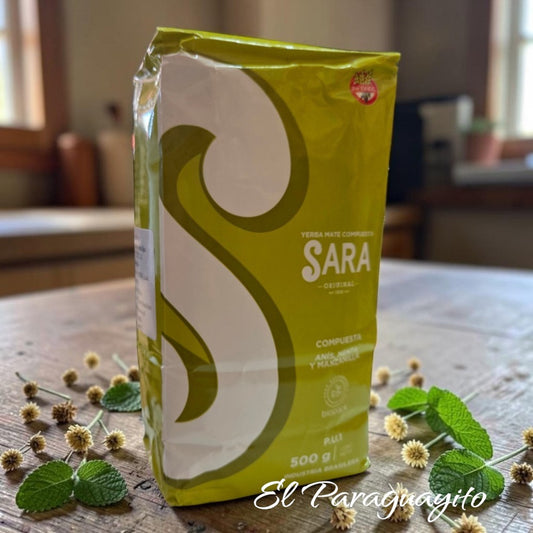 Yerba mate Sara Anis, Menta y Manzanilla