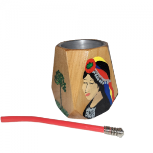 Mate pintado Mapuche