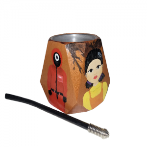 Mate pintado El Juego del Calamar