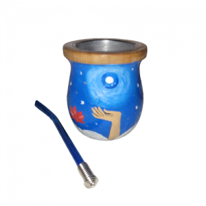 Mate pintado copita esotérico Mano