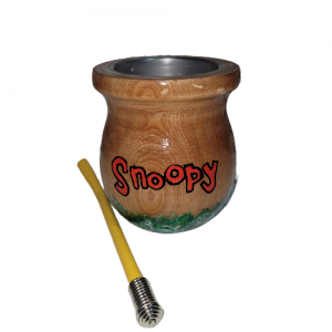 Mate pintado copita Snoopy