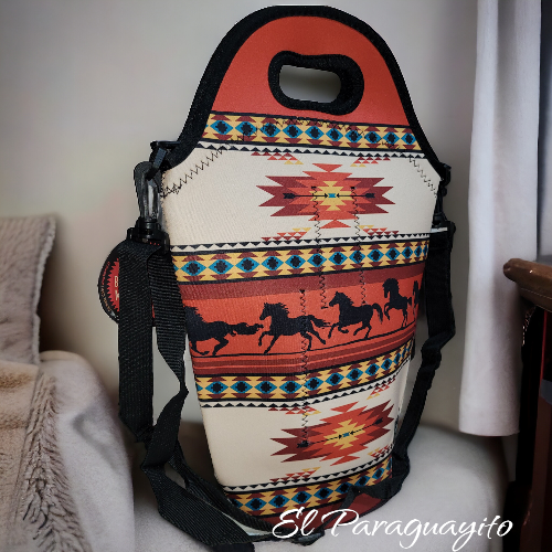 Bolso Matero Neopreno Diseño Caballos