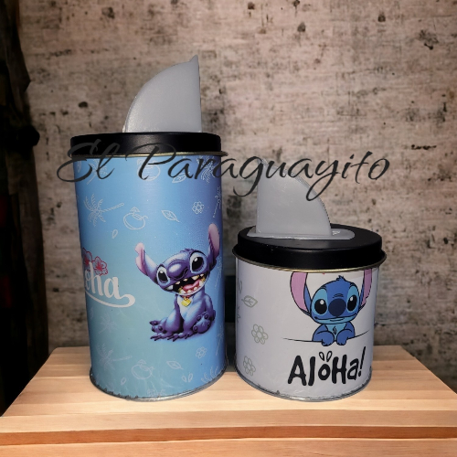 Pack yerbero y azucarero diseño Stitch