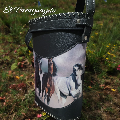 Bolso Matero ecocuero caballos