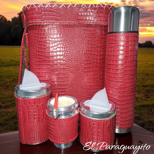 Set completo 6 piezas rojo