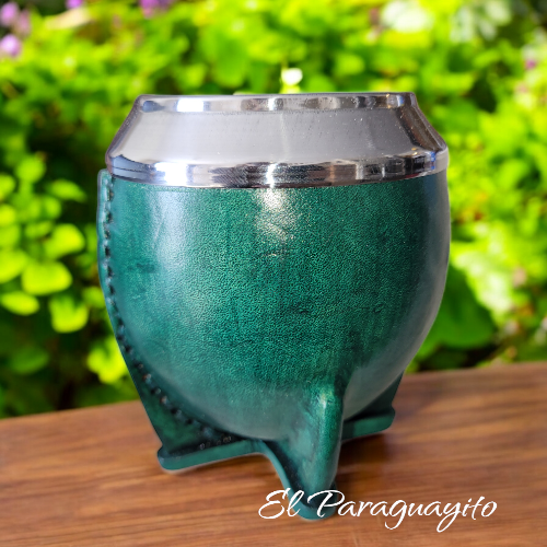 Mate Uruguayo torpedo calabaza verde